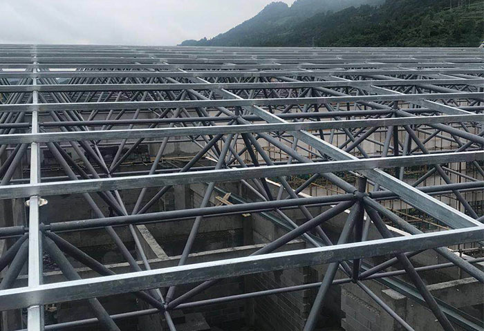 舞钢学校艺体楼网架